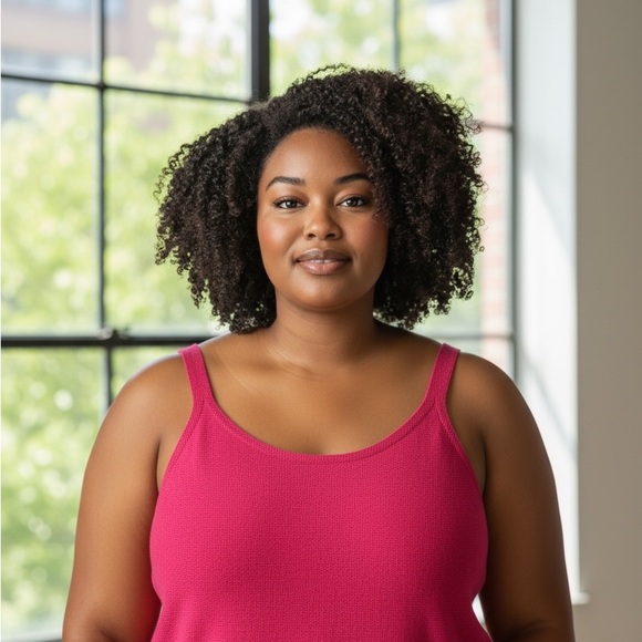 Eileen Fisher Tops - Eileen Fisher Magenta Tank Top